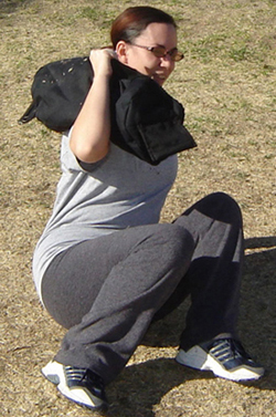 Turkish Get Up With Sandbag