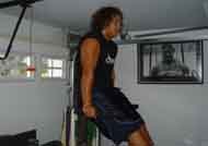 dip bar leg raises start position width=